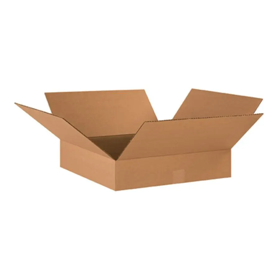18184 Flat Corrugated Cardboard Box 18 L x 18 W x 4 H, Kraft, For Shipping, Packing and Moving Pack of 25
18184 Flat Corrugated Cardboard Box 18 L x 18 W x 4 H, Kraft, For Shipping, Packing and Moving Pack of 25