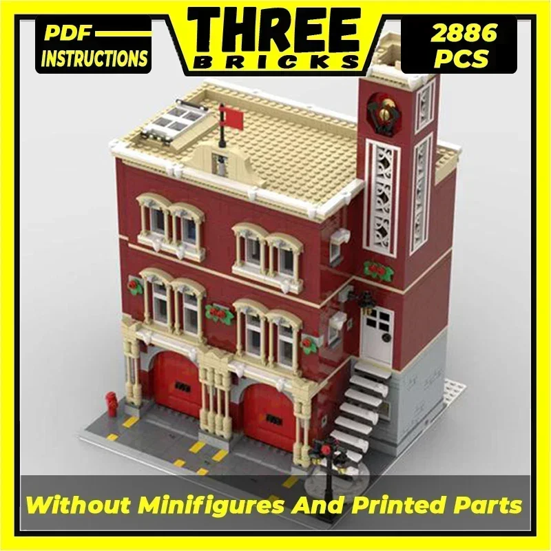 Moc Building Bricks Urban Street View Model Winter Fire Station Technology Modular Blocks Gifts Christmas Toys DIY Sets Assembly
Moc Building Bricks Urban Street View Model Winter Fire Station Technology Modular Blocks Gifts Christmas Toys DIY Sets Assembly