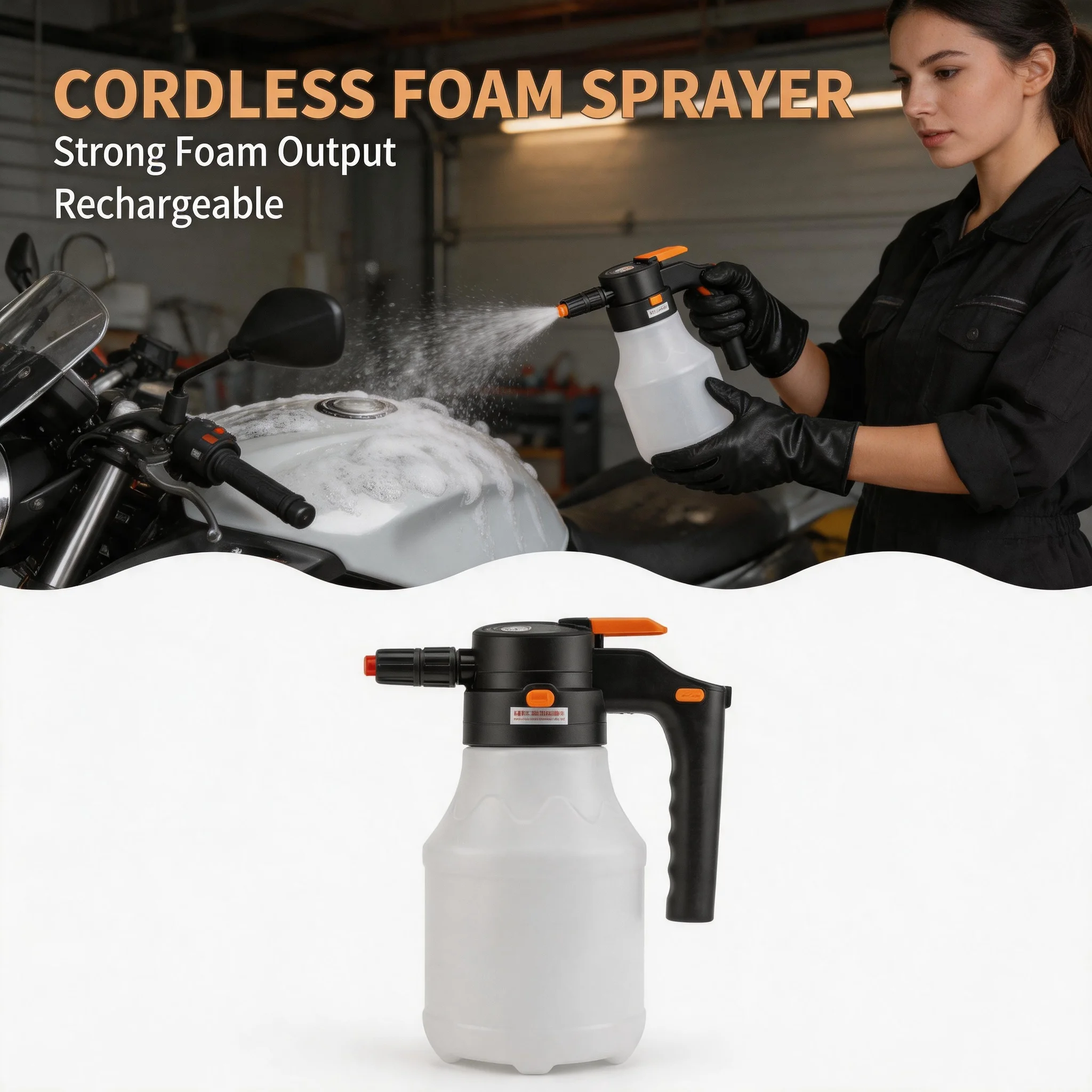 Car Wash Water Gun Portable 1.5L Electric Foam Sprayer High Pressure Washer Household Handheld Watering Kettle Cleaning Sprayer
Car Wash Water Gun Portable 1.5L Electric Foam Sprayer High Pressure Washer Household Handheld Watering Kettle Cleaning Sprayer