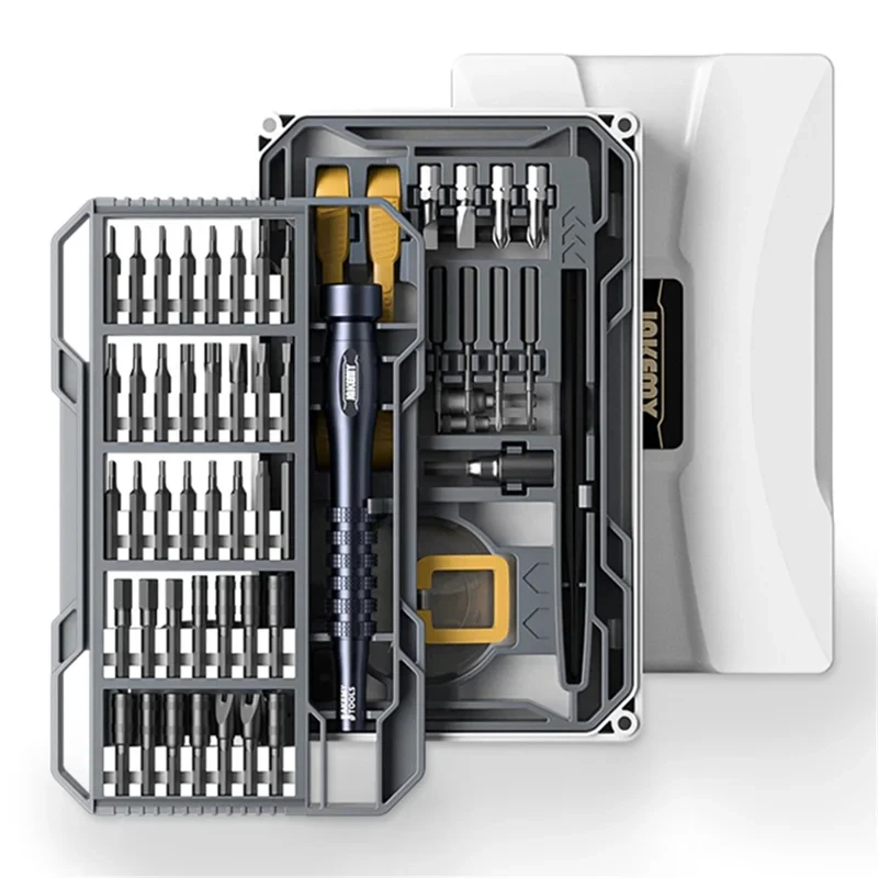 Hot Sale JM-8187 83-in-1 Precision Repair Screwdriver Set Bits Quality Mobile Phone Repair Tools Steel Handle DIY Industrial OEM
Hot Sale JM-8187 83-in-1 Precision Repair Screwdriver Set Bits Quality Mobile Phone Repair Tools Steel Handle DIY Industrial OEM