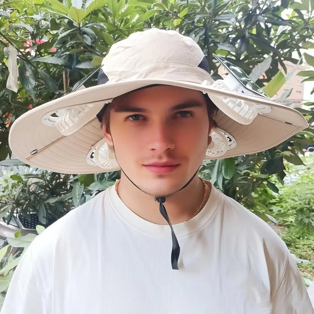 Outdoor Wide Brim Sun Hat With Solar Fan Wide Brim Solar Fan Usb Charging Outdoor Fishing Hat Portable Bucket Hat Dual-Power Fan
Outdoor Wide Brim Sun Hat With Solar Fan Wide Brim Solar Fan Usb Charging Outdoor Fishing Hat Portable Bucket Hat Dual-Power Fan