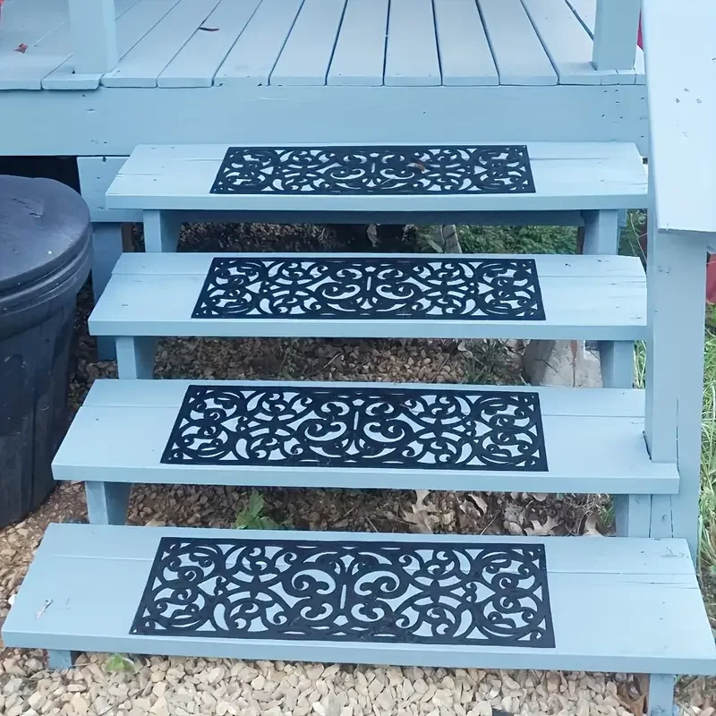 Durable Outdoor Safety Step Mat with Hollow Design Non-Slip Stair Treads for Home Yard Decorative Indoor Safety Mat
Durable Outdoor Safety Step Mat with Hollow Design Non-Slip Stair Treads for Home Yard Decorative Indoor Safety Mat
