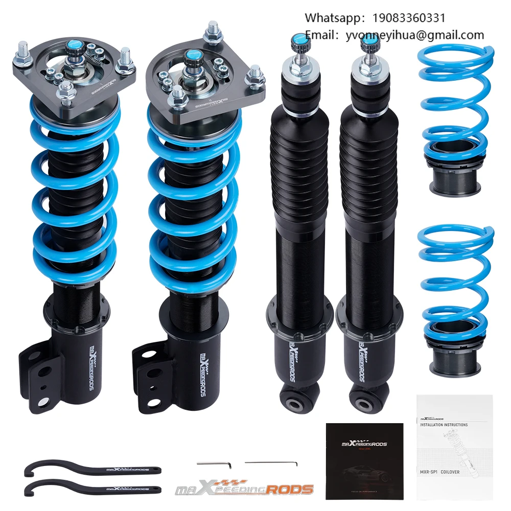 Maxpeedingrods Damper Adjustable Coilover Shocks Kit for Ford Mustang Base GT SVT SN95 1994-2004
Maxpeedingrods Damper Adjustable Coilover Shocks Kit for Ford Mustang Base GT SVT SN95 1994-2004