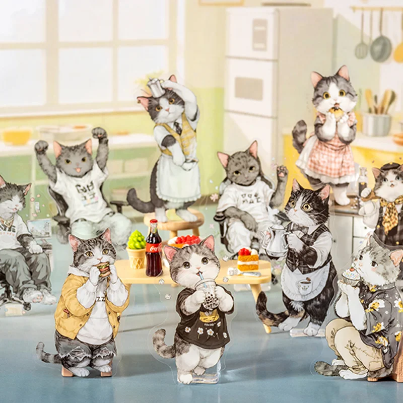 Mr Paper 60 шт., серия Cat's Club Day, тематические наклейки для домашних животных, сделай сам, справочник, коллаж, журнал, блокнот, альбом, чехол для телефона, чашки для ноутбука
Mr Paper 60 шт., серия Cat's Club Day, тематические наклейки для домашних животных, сделай сам, справочник, коллаж, журнал, блокнот, альбом, чехол для телефона, чашки для ноутбука