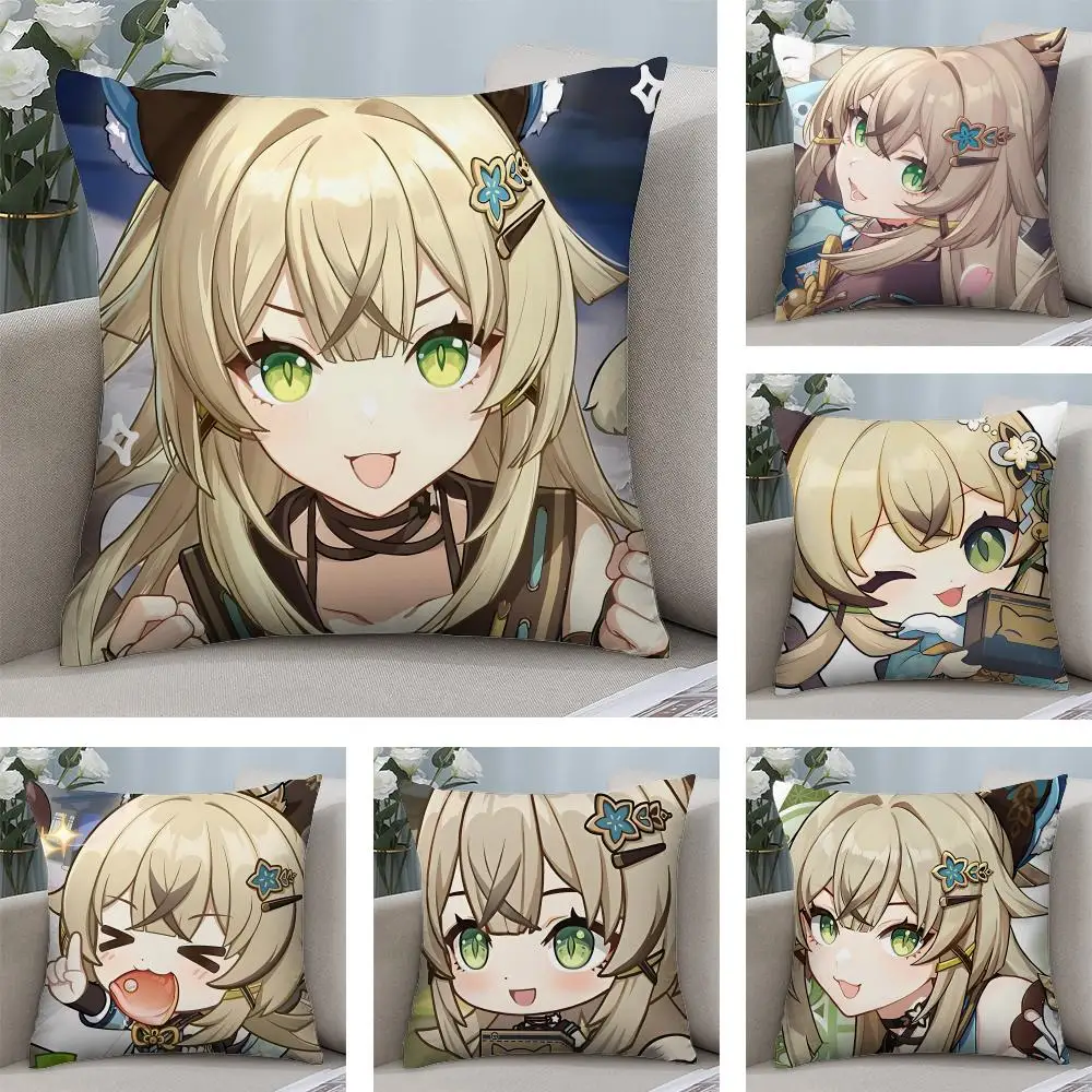 Kirara Genshin Game Cushion Cover Square Pillow Bedroom Sofa Leisure Comfort Living Room Home Decoration 40X40
Kirara Genshin Game Cushion Cover Square Pillow Bedroom Sofa Leisure Comfort Living Room Home Decoration 40X40