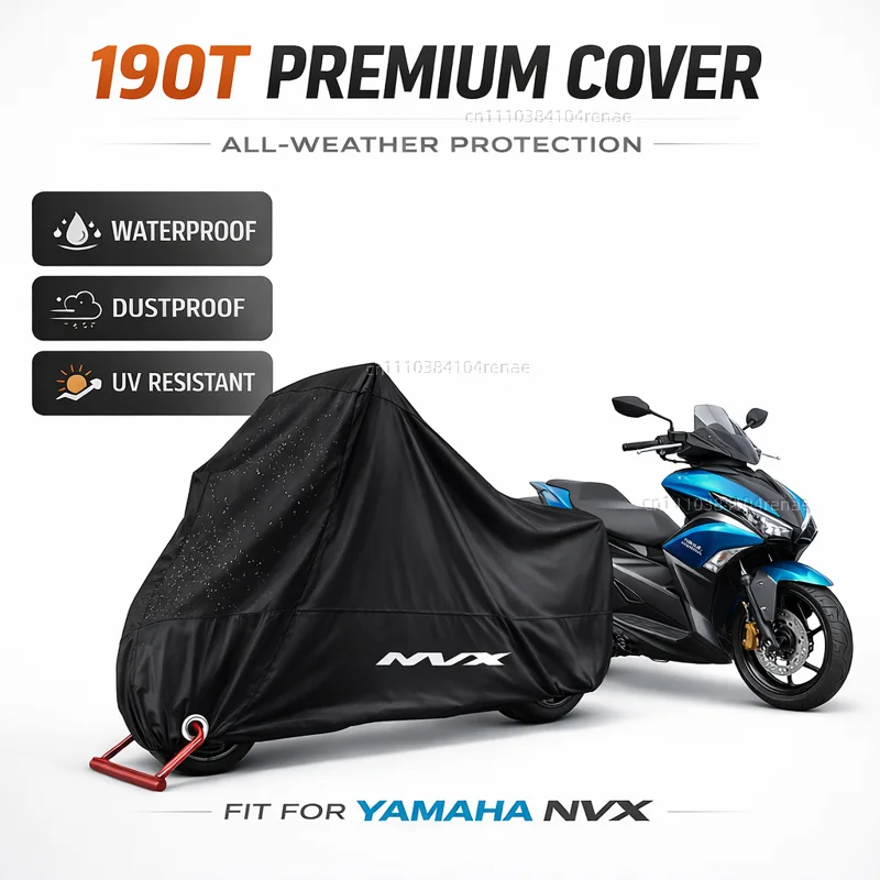 For Yamaha NVX 155 NVX155 Aerox 155 Aerox155 190T Scooter Cover Waterproof Dustproof UV Protection All Season
For Yamaha NVX 155 NVX155 Aerox 155 Aerox155 190T Scooter Cover Waterproof Dustproof UV Protection All Season