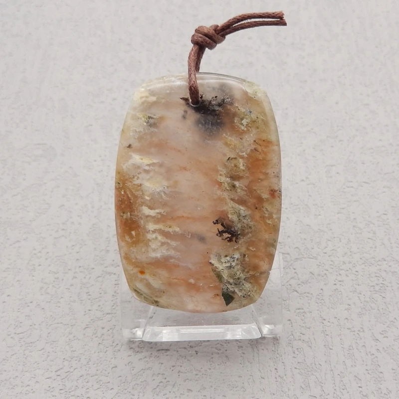 Natural Stone Ocean Jasper Pendant Bead,Fashion Jewelry Necklace Accessories For Men Women 42x29x7mm 14g
Natural Stone Ocean Jasper Pendant Bead,Fashion Jewelry Necklace Accessories For Men Women 42x29x7mm 14g