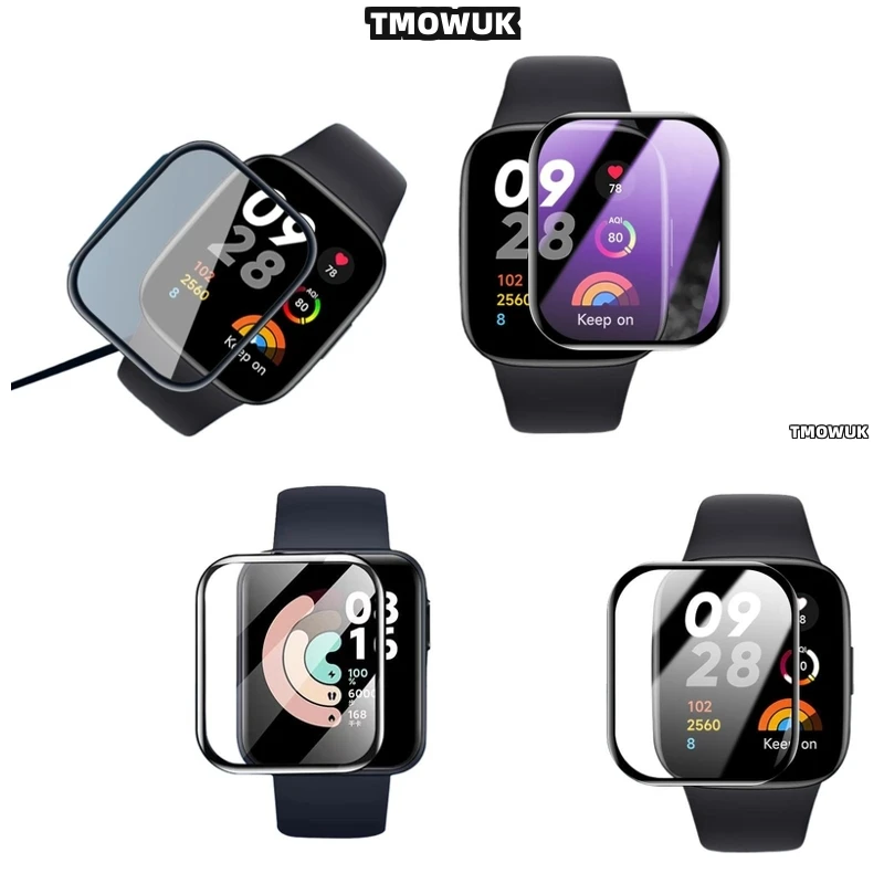 For Xiaomi Redmi Watch 2 3 4 5 MOVE Lite Active - 3D Curved Anti-Scratch Film - Soft - Full Cover PMMA
For Xiaomi Redmi Watch 2 3 4 5 MOVE Lite Active - 3D Curved Anti-Scratch Film - Soft - Full Cover PMMA