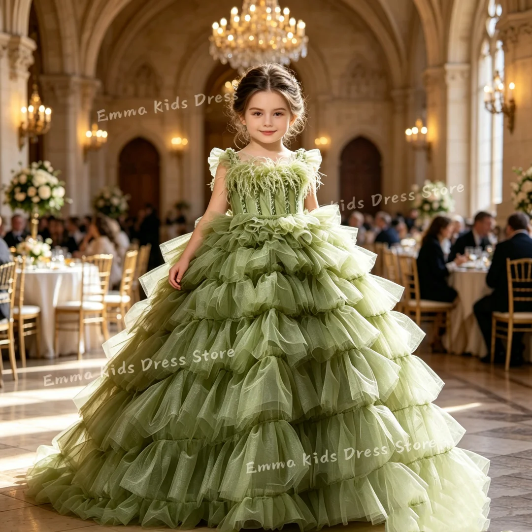 Drois Custom Long Princess Flower Girl Dress Birthday Party Communion Exquisite 3D Flower Wedding Lace Tulle Dress
Drois Custom Long Princess Flower Girl Dress Birthday Party Communion Exquisite 3D Flower Wedding Lace Tulle Dress