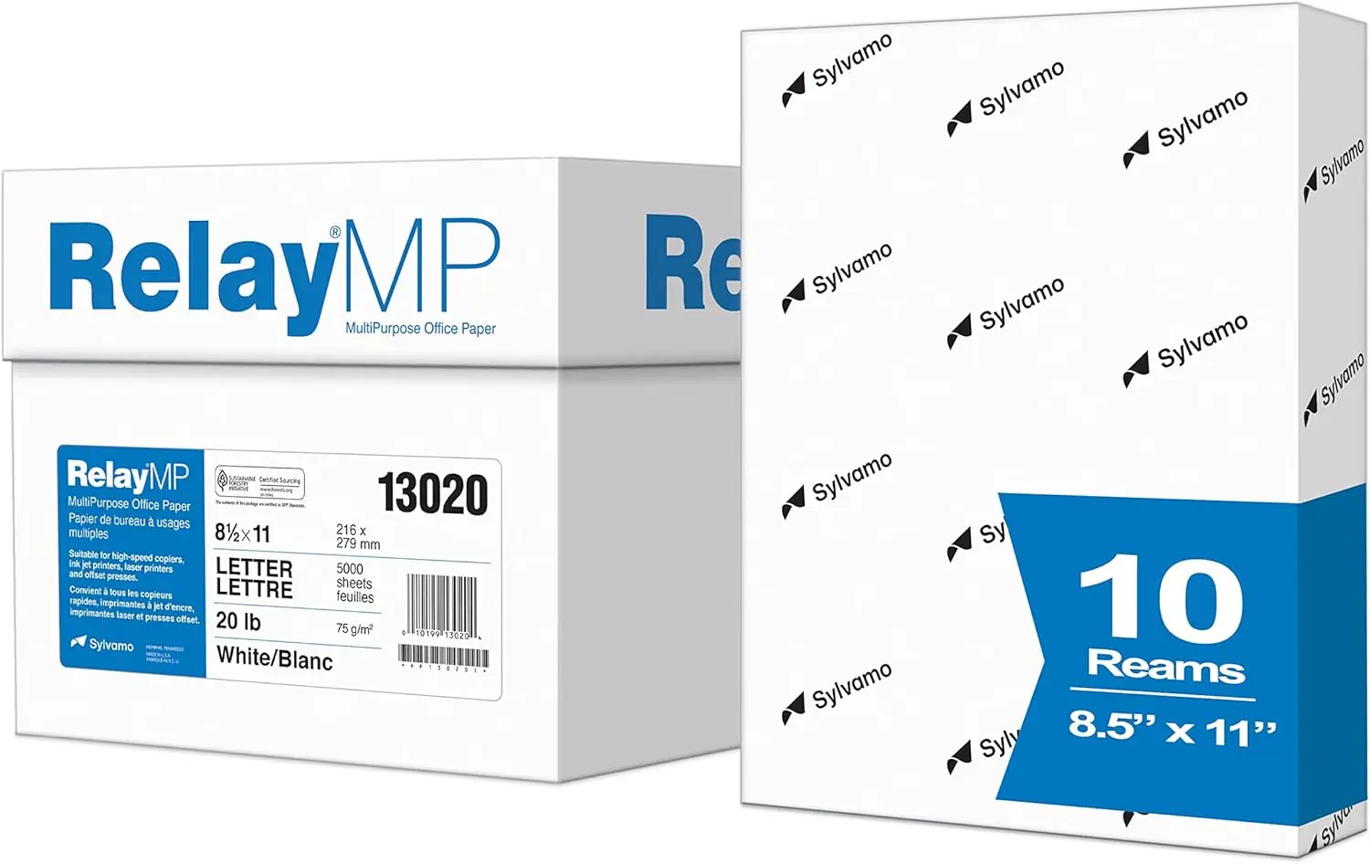 Multipurpose Copy Paper 20lb 8.5x11 92 Bright, 10 Ream Carton 5000 Sheets for Laser Inkjet Printers
Multipurpose Copy Paper 20lb 8.5x11 92 Bright, 10 Ream Carton 5000 Sheets for Laser Inkjet Printers