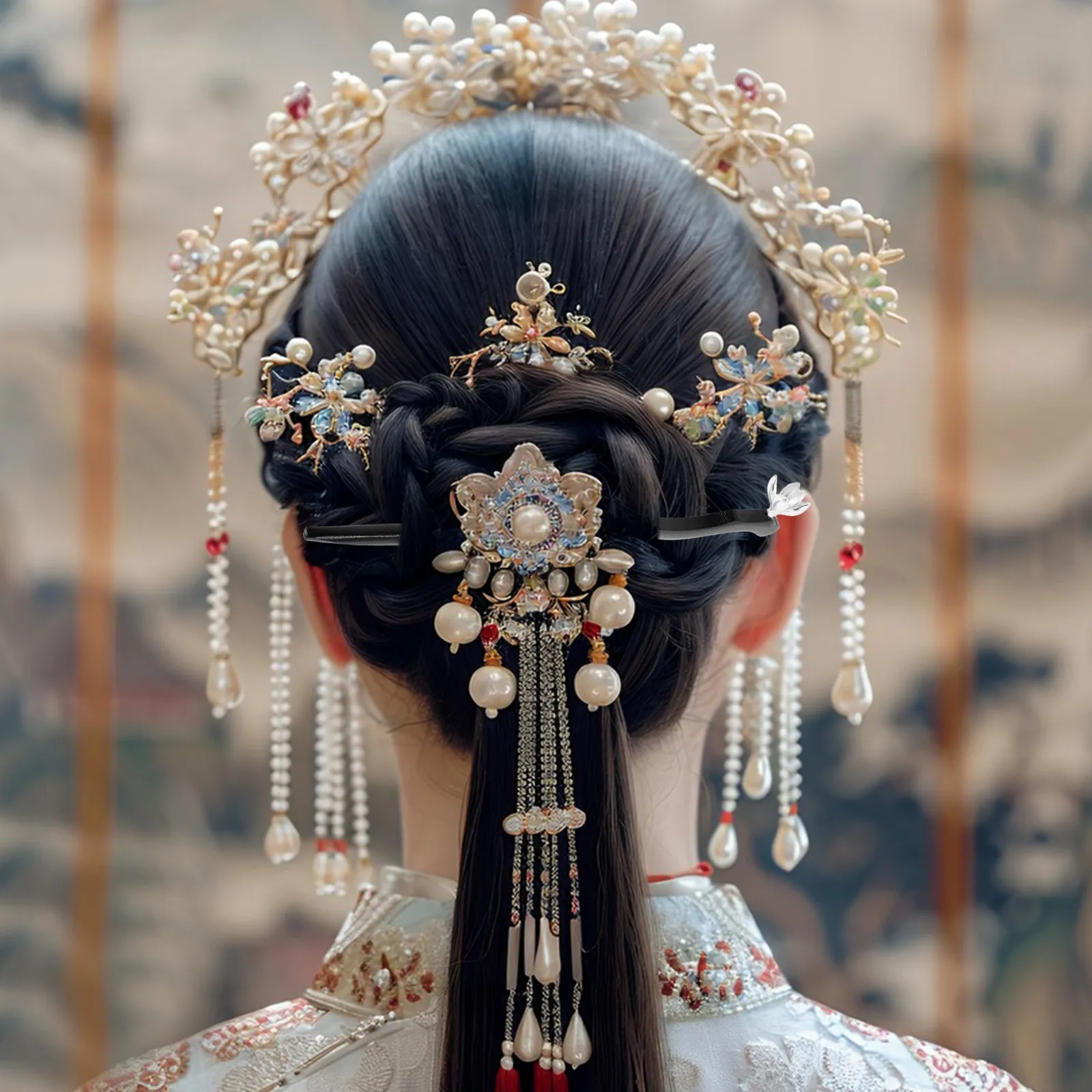 Traditional Chinese Hairpin Elegant Vintage Hanfu Hair Accessory for Women Wedding Party Daily Use Wooden Hair Stick Chopstick
Traditional Chinese Hairpin Elegant Vintage Hanfu Hair Accessory for Women Wedding Party Daily Use Wooden Hair Stick Chopstick