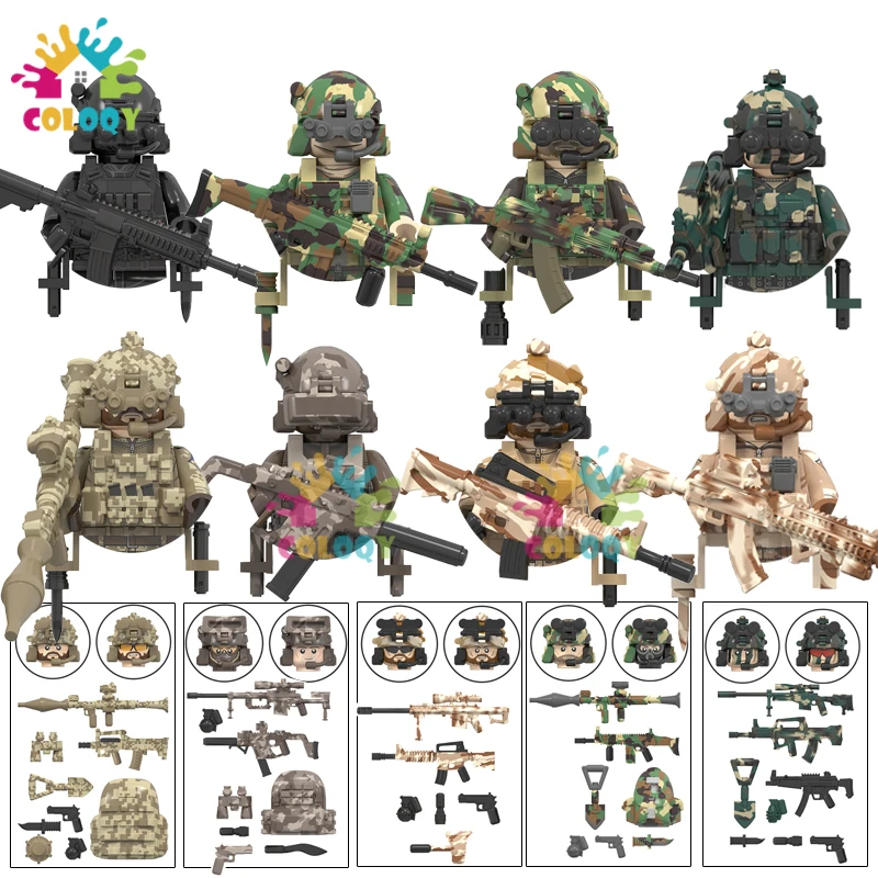 Kids Toys Special Forces Building Blocks WW2 Soldiers Weapon Accessories Mini Action Figures Toys For Kids Christmas Gifts
Kids Toys Special Forces Building Blocks WW2 Soldiers Weapon Accessories Mini Action Figures Toys For Kids Christmas Gifts