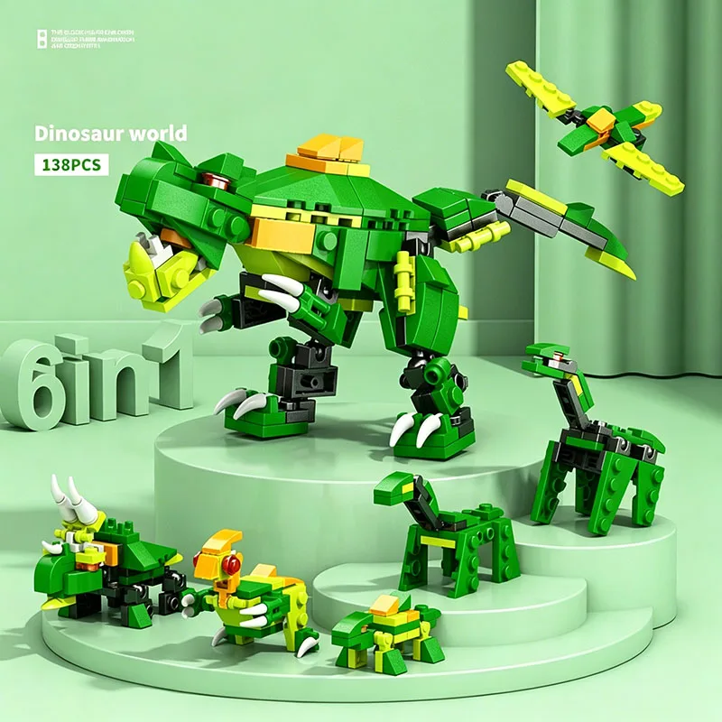 6-in-1 Educational Building Bricks – Carrier Mech Dinosaur Tank Armored Vehicle DIY Model Toy, Perfect Gift for Children
6-in-1 Educational Building Bricks – Carrier Mech Dinosaur Tank Armored Vehicle DIY Model Toy, Perfect Gift for Children
