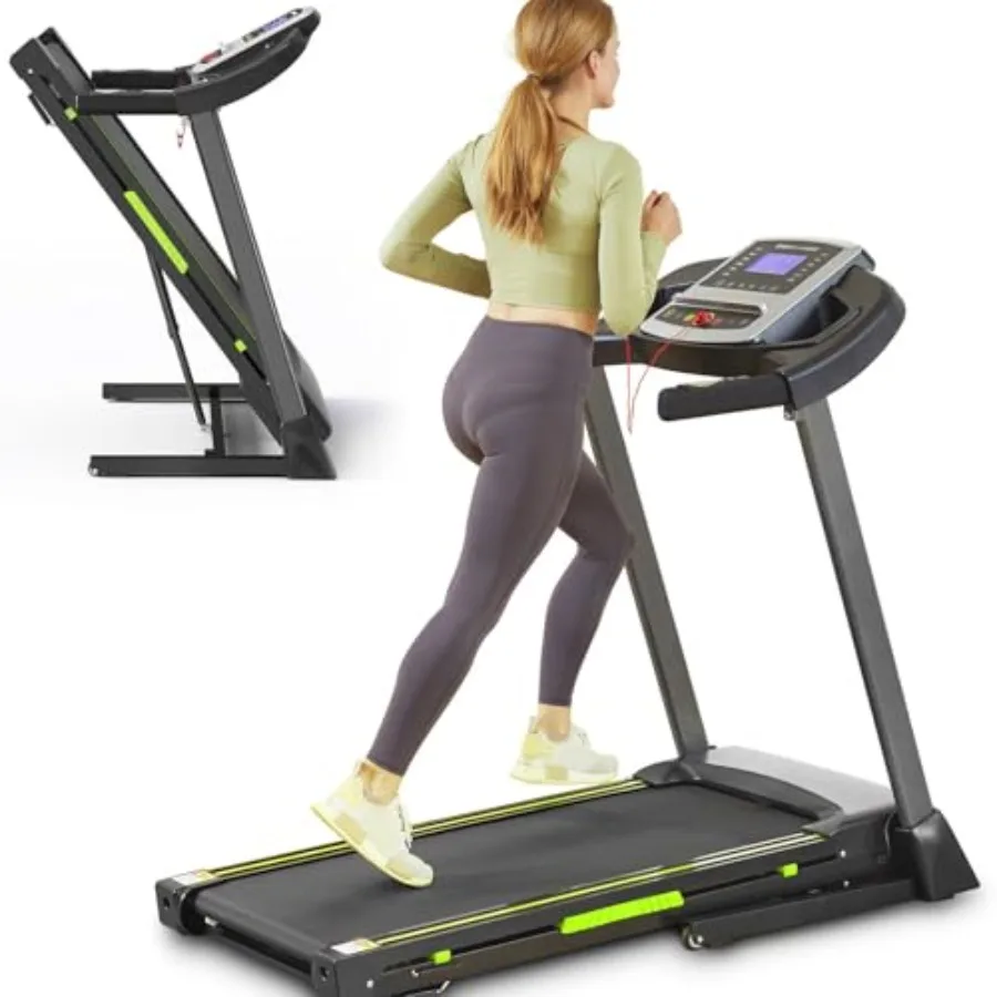 Foldable Treadmill for Home Use with Incline Function Quiet Brushless Motor Compact Portable Design in Black with Handlebars Bl
Foldable Treadmill for Home Use with Incline Function Quiet Brushless Motor Compact Portable Design in Black with Handlebars Bl