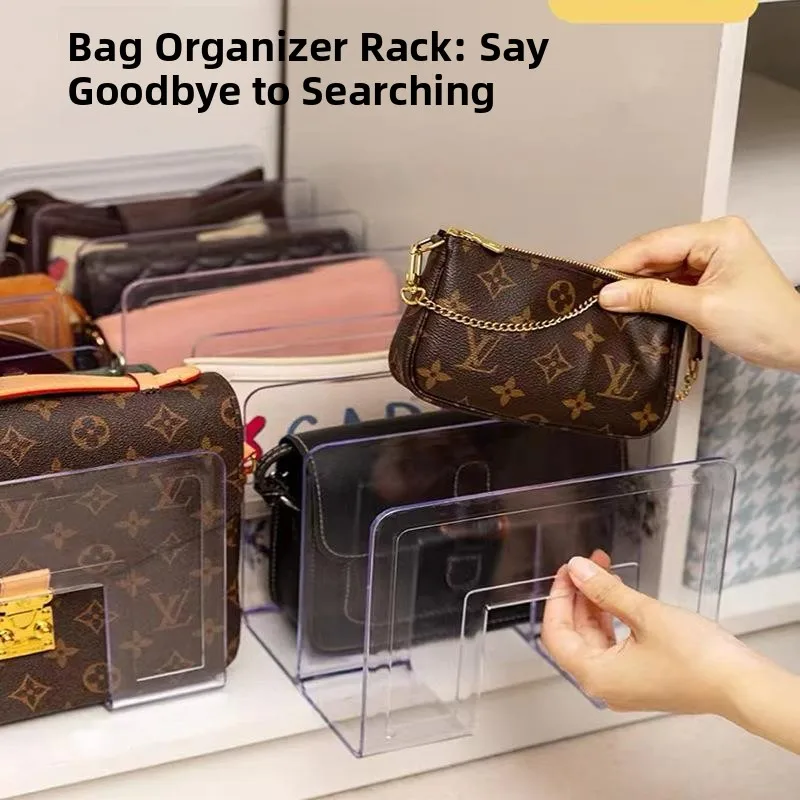 Прозрачный органайзер для хранения сумок в шкафу, разделитель для сумок, решение для хранения и защиты от повреждений
Прозрачный органайзер для хранения сумок в шкафу, разделитель для сумок, решение для хранения и защиты от повреждений