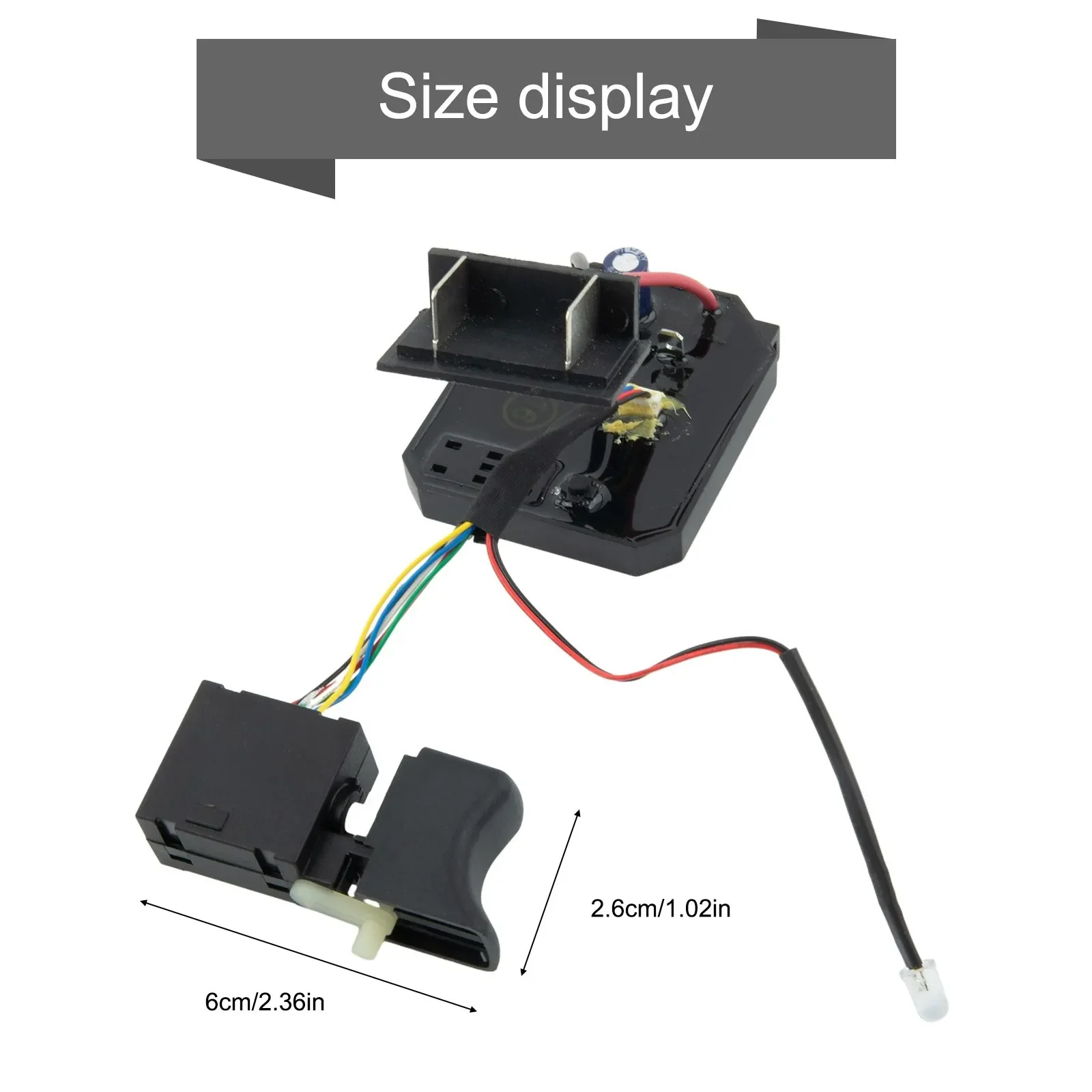 Brushless Electric Wrench Drive Control Board + Speed Switch Controller Suitable For 2106/161/169 Power Tool Accessories
Brushless Electric Wrench Drive Control Board + Speed Switch Controller Suitable For 2106/161/169 Power Tool Accessories