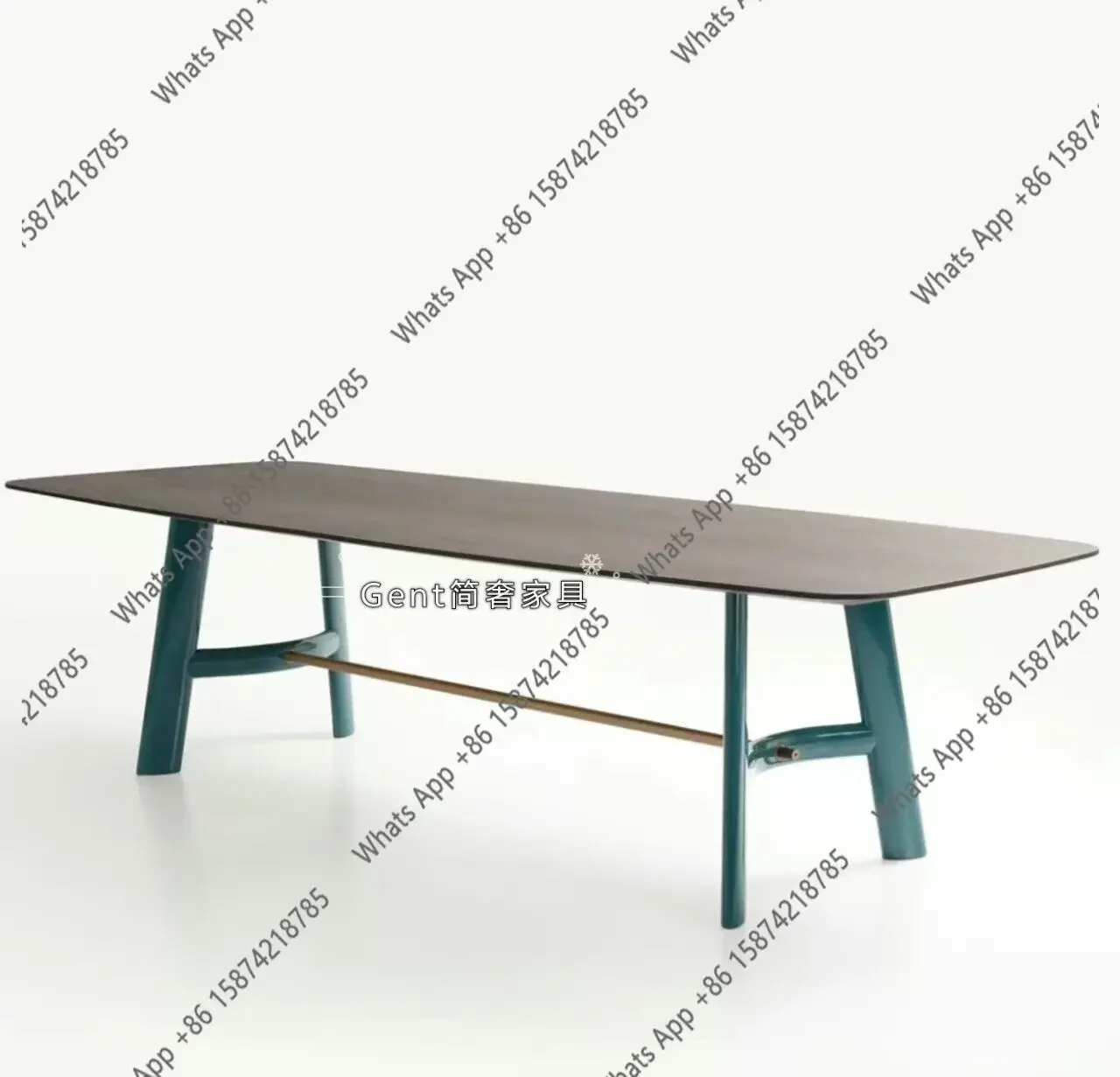 LlItalian Light Luxury Solid Wood Stainless Steel Dining Table Nordic Modern Simple Design Villa Home Rectangular Dining Table
LlItalian Light Luxury Solid Wood Stainless Steel Dining Table Nordic Modern Simple Design Villa Home Rectangular Dining Table