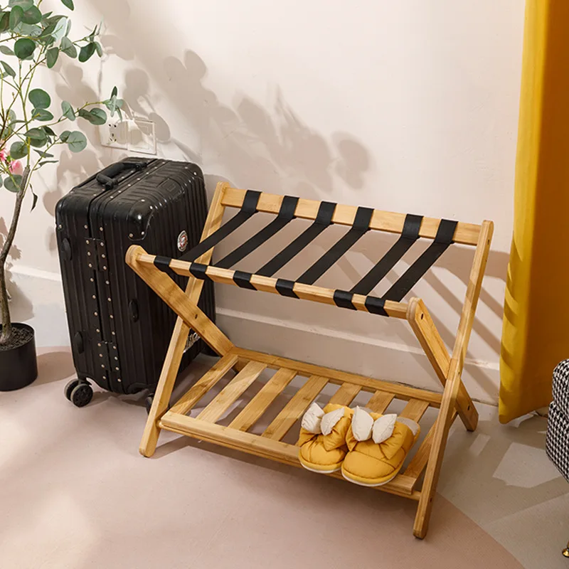 B & B Hotel Luggage Rack Natural Thickened Home Nanzhu Foldable Luggage Rack Bedroom Storage Rack
B & B Hotel Luggage Rack Natural Thickened Home Nanzhu Foldable Luggage Rack Bedroom Storage Rack