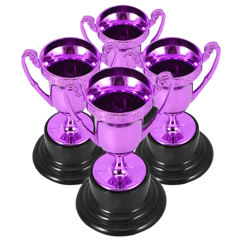 4Pcs Award Trophy Cups Plastic Mini Trophies for Games Sports Competition Party Celebration Decoration Winner Prize
4Pcs Award Trophy Cups Plastic Mini Trophies for Games Sports Competition Party Celebration Decoration Winner Prize