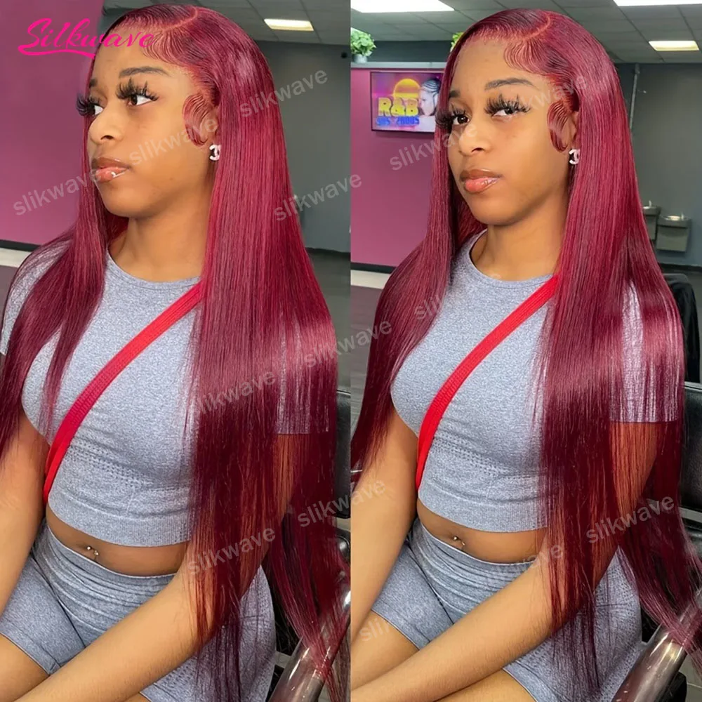 200 Density Burgundy 99J Straight 13x6 Hd Lace Frontal Wigs Human Hair Red HD Lace Front Wigs 99j Wine Red Colored Wig For Women
200 Density Burgundy 99J Straight 13x6 Hd Lace Frontal Wigs Human Hair Red HD Lace Front Wigs 99j Wine Red Colored Wig For Women