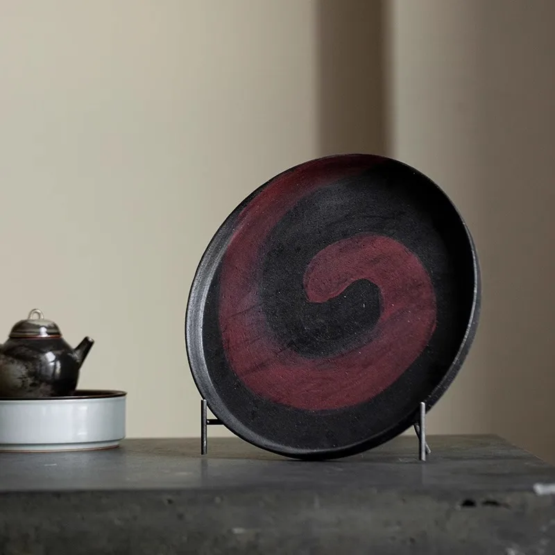 Large round Tea Tray Display Stand Iron Art Decorative Plate Storage Ra Japanese Sle Home Decorations Accories
Large round Tea Tray Display Stand Iron Art Decorative Plate Storage Ra Japanese Sle Home Decorations Accories
