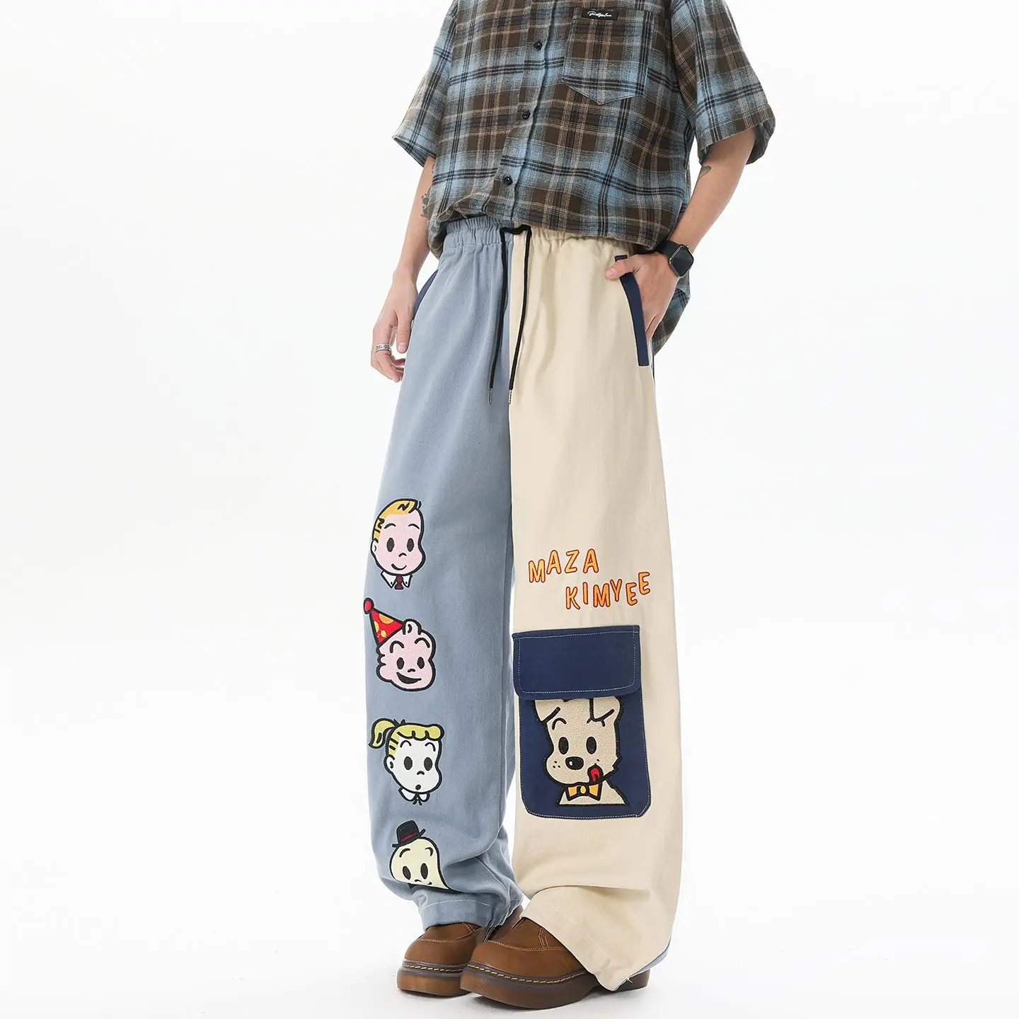 Мужские повседневные брюки в мультяшном стиле, свободные, в американском стиле BF, широкие, с большими карманами, 8XL, Duling Pants, с высокой талией, прямого кроя
Мужские повседневные брюки в мультяшном стиле, свободные, в американском стиле BF, широкие, с большими карманами, 8XL, Duling Pants, с высокой талией, прямого кроя