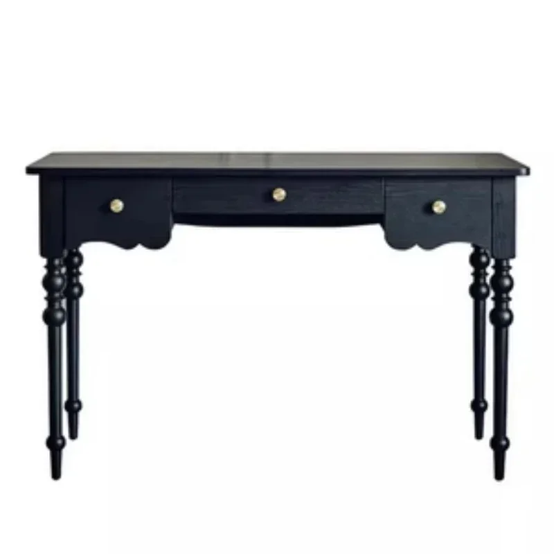 French retro solid wood desk home office computer desk American writing desk
French retro solid wood desk home office computer desk American writing desk