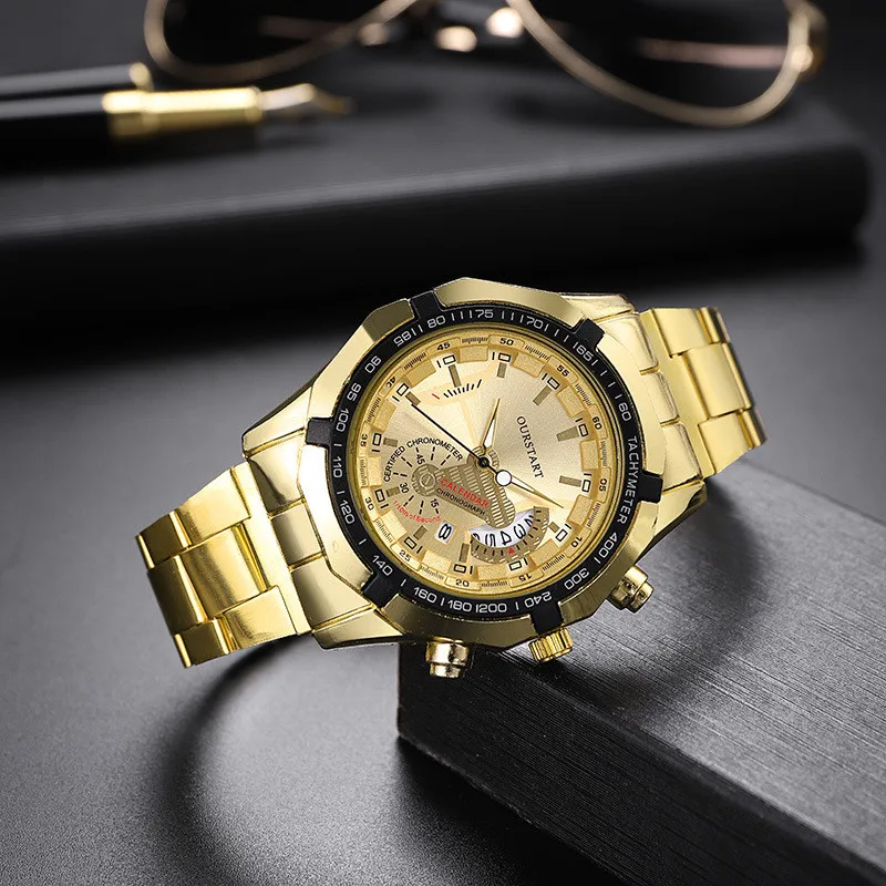 Trendy Large Dial Men's Watch, Men's Watch with Calendar Quartz Watch
Trendy Large Dial Men's Watch, Men's Watch with Calendar Quartz Watch