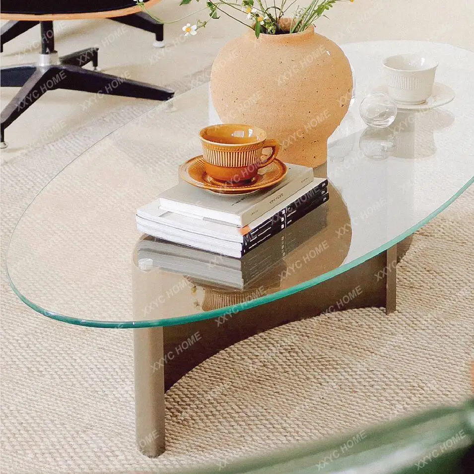 SSC Oval Stainless Steel High-end Coffee Table Living Room Home Fashionable New Tea Table
SSC Oval Stainless Steel High-end Coffee Table Living Room Home Fashionable New Tea Table