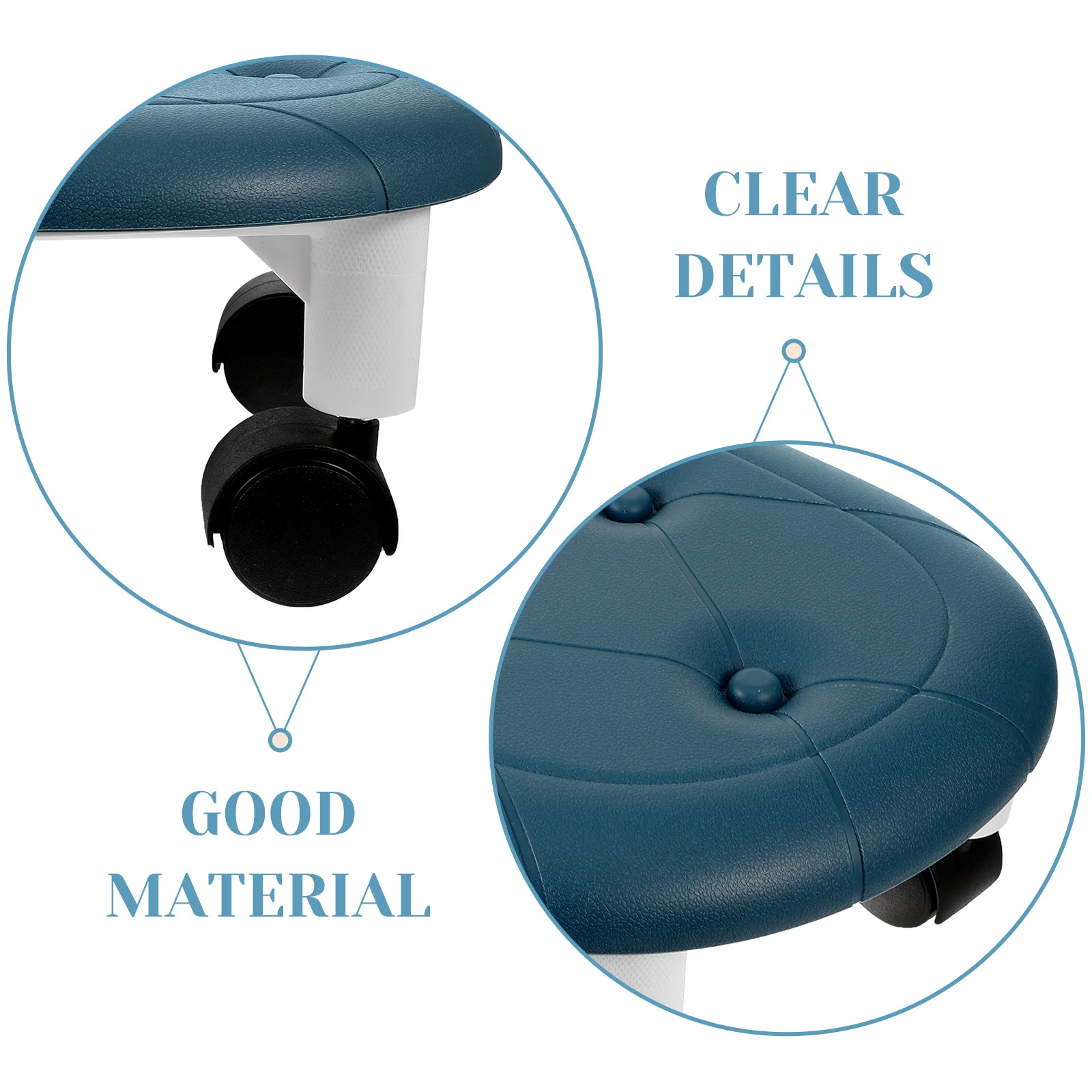 Low Stool with Wheels Rolling Swivel Stool for Pedicure Spa Shoe Changing Station Multipurpose Compact Design Footrest Under
Low Stool with Wheels Rolling Swivel Stool for Pedicure Spa Shoe Changing Station Multipurpose Compact Design Footrest Under