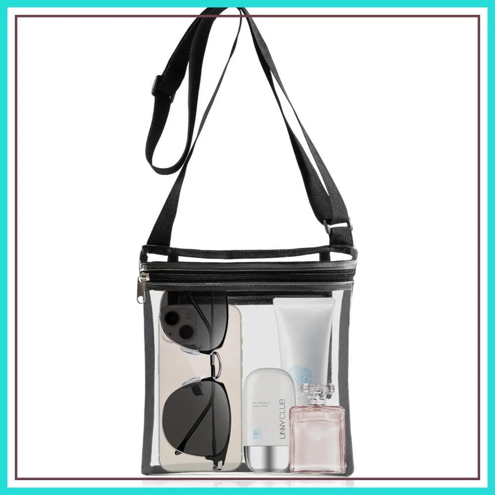 Clear Stadium Approved Bag for Women - Tote for Concerts, Sports Events & Travel
Clear Stadium Approved Bag for Women - Tote for Concerts, Sports Events & Travel