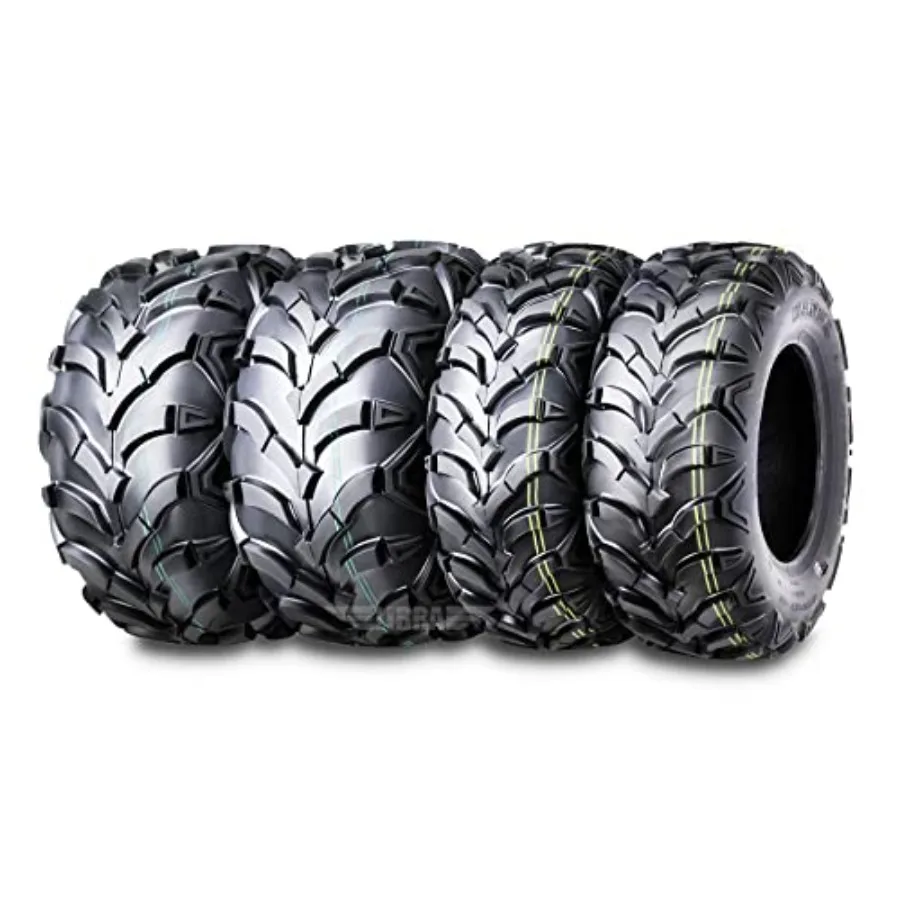 Set 4 AT MASTER ATV/UTV Tires 22x7-11 Front and 22x10-9 Rear/6PR P341 - Solid Mud Deep Tread 10250/10251
Set 4 AT MASTER ATV/UTV Tires 22x7-11 Front and 22x10-9 Rear/6PR P341 - Solid Mud Deep Tread 10250/10251