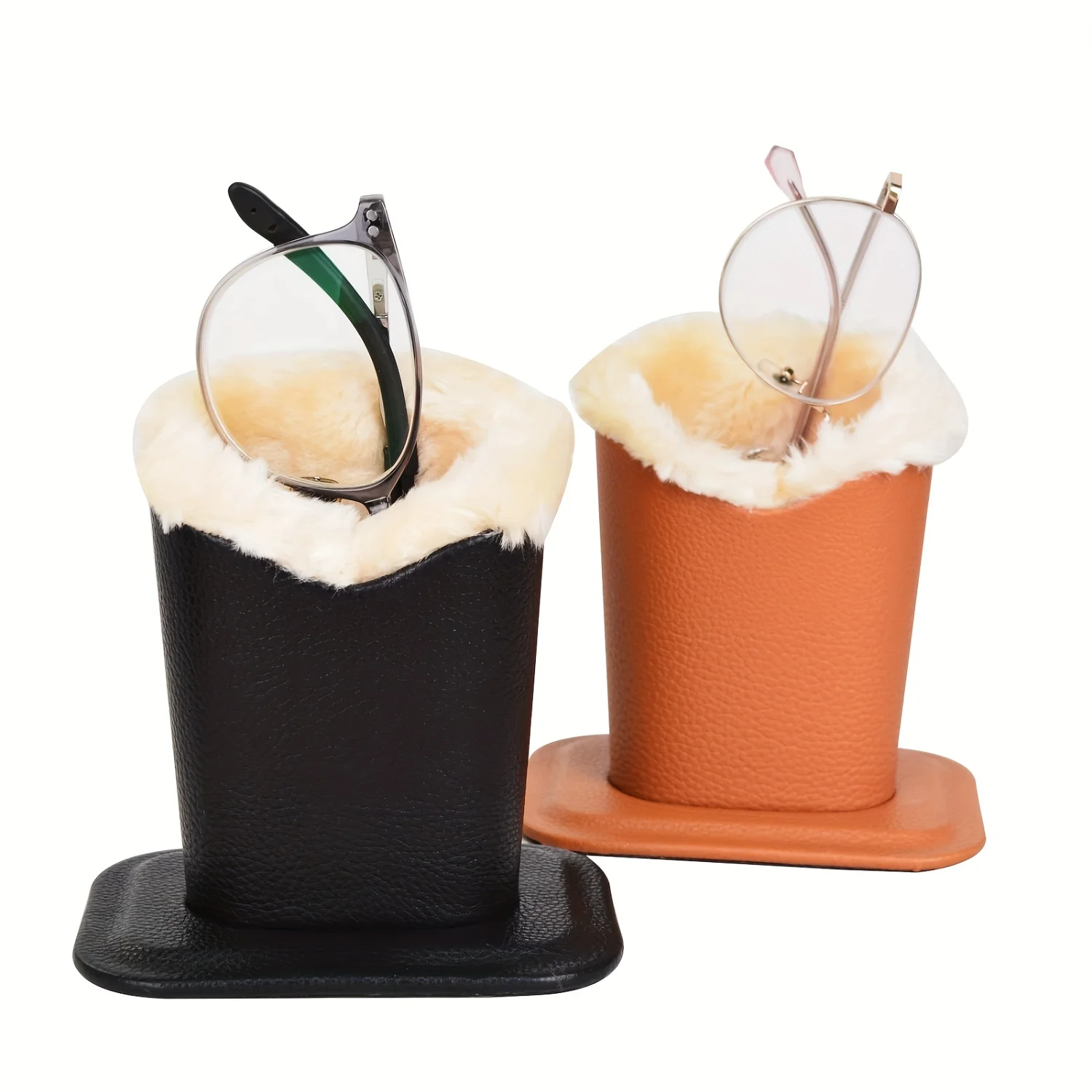 Stylish Litchi-Embossed Eyeglasses Holder - Soft Plush Lining, Semi-Hard Protection, Ideal for Desk, Nightstand or Gift
Stylish Litchi-Embossed Eyeglasses Holder - Soft Plush Lining, Semi-Hard Protection, Ideal for Desk, Nightstand or Gift