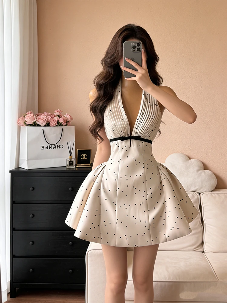 Женская юбка Ele Polka Dot Neline Dr с завышенной талией, облегающая, для стройности, в стиле Spicy Girl, французский стиль, на день рождения
Женская юбка Ele Polka Dot Neline Dr с завышенной талией, облегающая, для стройности, в стиле Spicy Girl, французский стиль, на день рождения
