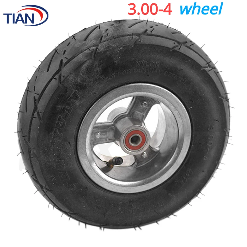 3.00-4 tire wheel 10 inch tyre and inner tube +4 alloy rims hub for electric scooter Gas bike motorcycle
3.00-4 tire wheel 10 inch tyre and inner tube +4 alloy rims hub for electric scooter Gas bike motorcycle