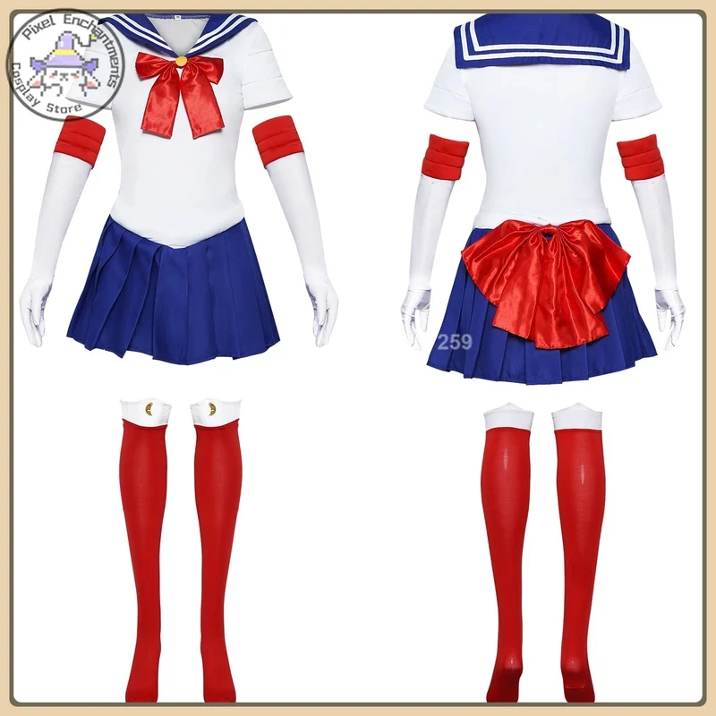 ABC123Popular Anime Character Cosplay Costume Cute Blue Sailor Dress Uniform Comic Con Halloween Party Outfit (Adult/K3;b,6/k'5;
ABC123Popular Anime Character Cosplay Costume Cute Blue Sailor Dress Uniform Comic Con Halloween Party Outfit (Adult/K3;b,6/k'5;