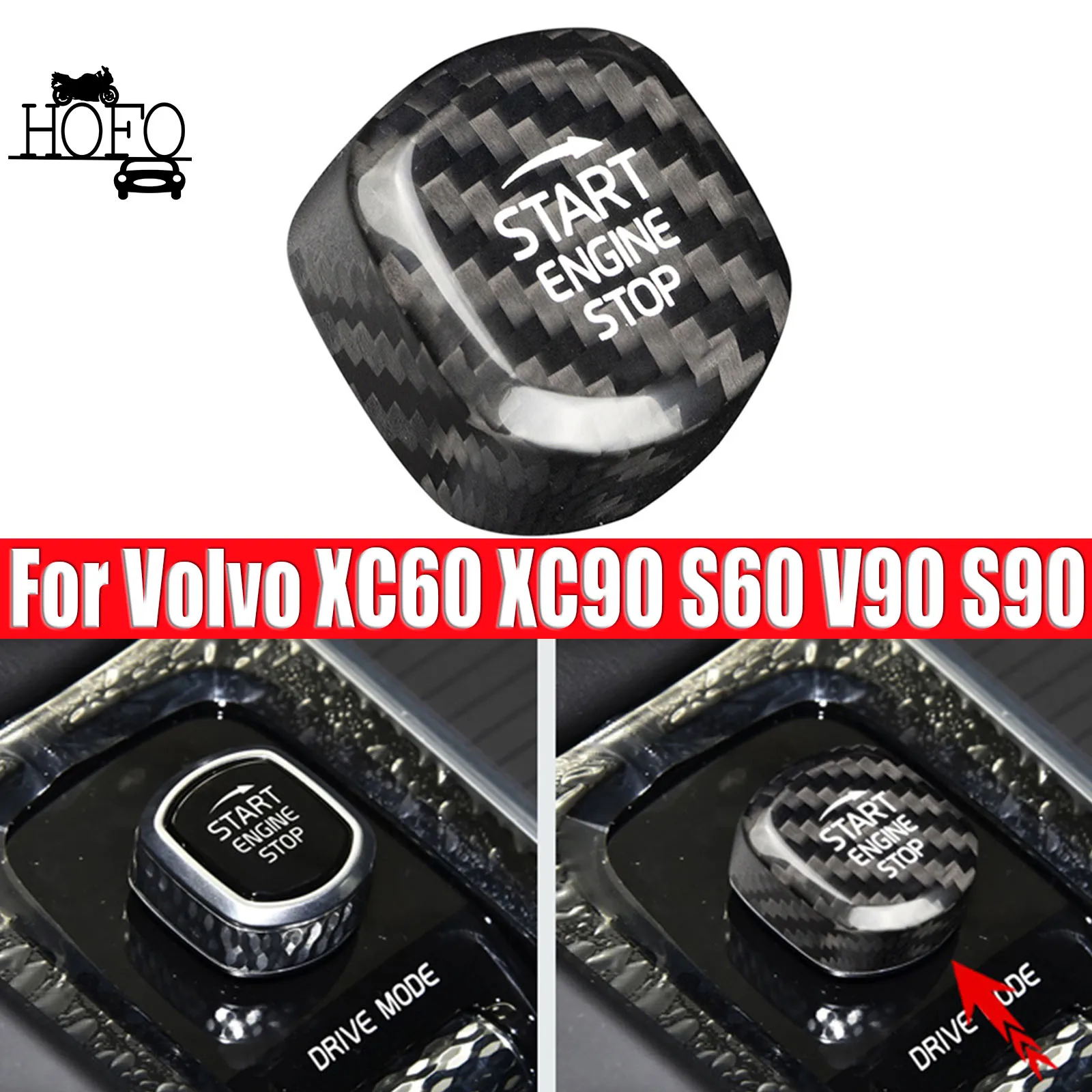 For Volvo XC60 XC90 S60 V90 S90 Engine Start Stop Button Cover Trim
For Volvo XC60 XC90 S60 V90 S90 Engine Start Stop Button Cover Trim