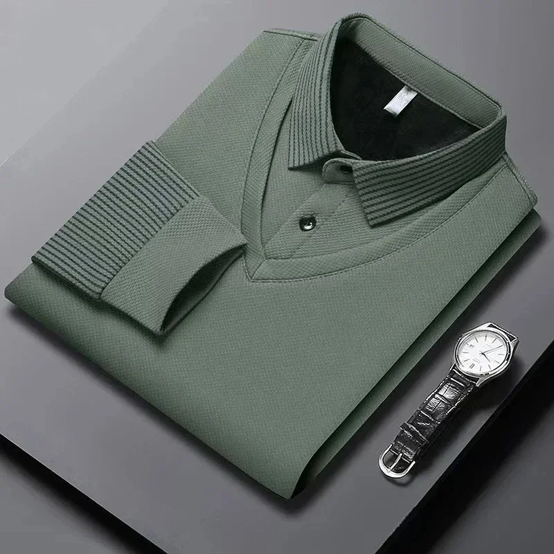 New Men's Embroidered High-quality Long Sleeved Polo Shirt for Autumn and Winter Fashion, Casual and Social Multifunctional Top
New Men's Embroidered High-quality Long Sleeved Polo Shirt for Autumn and Winter Fashion, Casual and Social Multifunctional Top