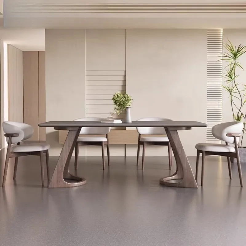 Solid wood dining table and chairs Modern light luxury Nordic ash wood household small apartment simple dining table
Solid wood dining table and chairs Modern light luxury Nordic ash wood household small apartment simple dining table