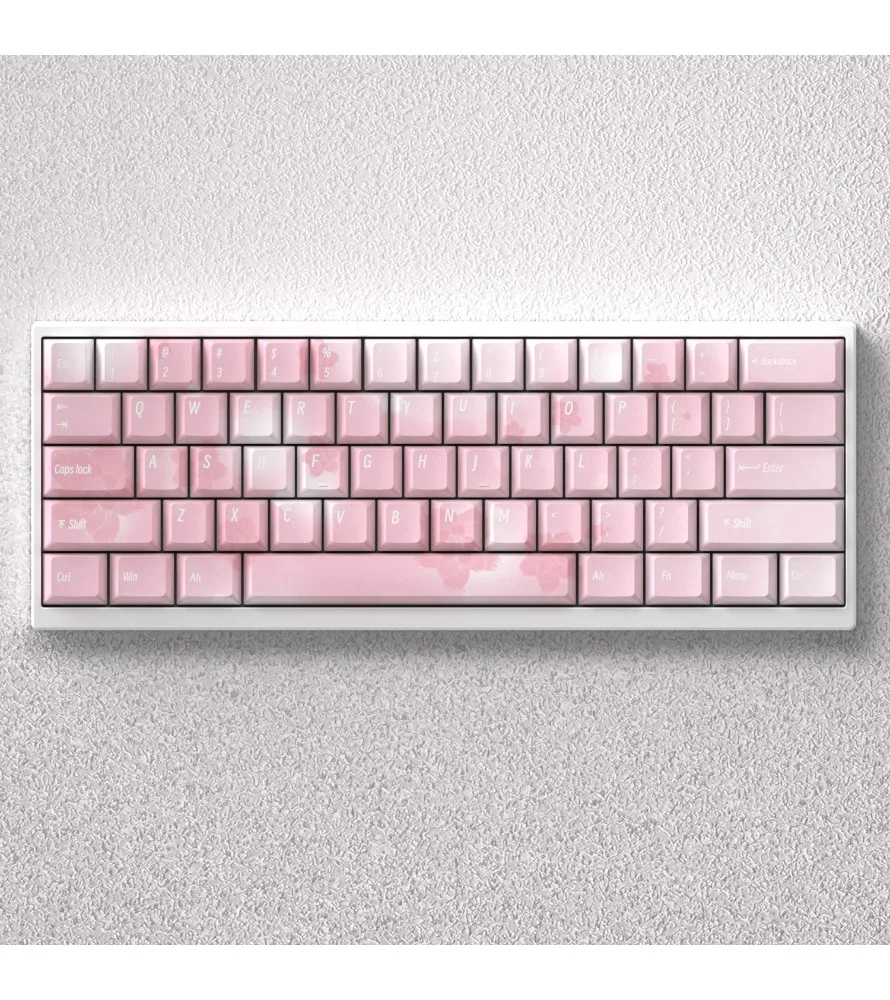 Sakura keycap pink keycap original height PBT five-sided hot sublimation adaptation 60 65 68 girl heart
Sakura keycap pink keycap original height PBT five-sided hot sublimation adaptation 60 65 68 girl heart