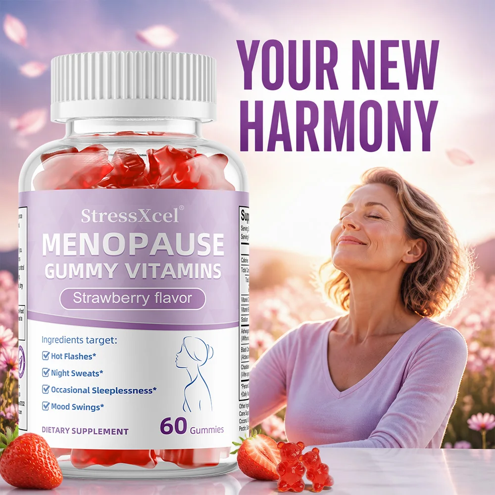 Menopause Support Gummies, Hormone Balance Relief for Hot Flashes, Night Sweats, Mood Swings & Bloating, Gluten-Free
Menopause Support Gummies, Hormone Balance Relief for Hot Flashes, Night Sweats, Mood Swings & Bloating, Gluten-Free