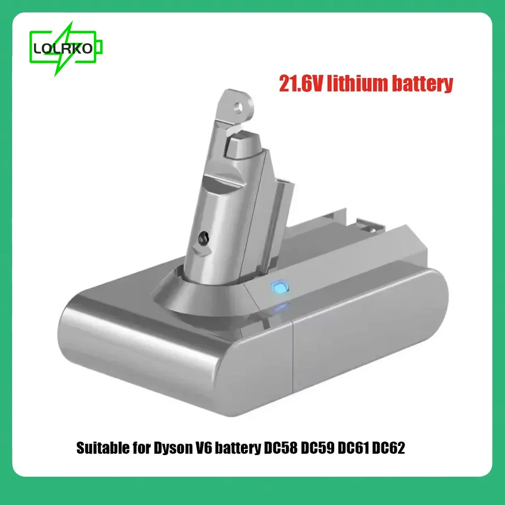 New V6 21.6V 12800mAh Li-ion Battery for Dyson V6 Battery DC58 DC59 DC61 DC62 Vacuum Cleaner SV09 SV07 SV03 SV04 SV06 SV05
New V6 21.6V 12800mAh Li-ion Battery for Dyson V6 Battery DC58 DC59 DC61 DC62 Vacuum Cleaner SV09 SV07 SV03 SV04 SV06 SV05