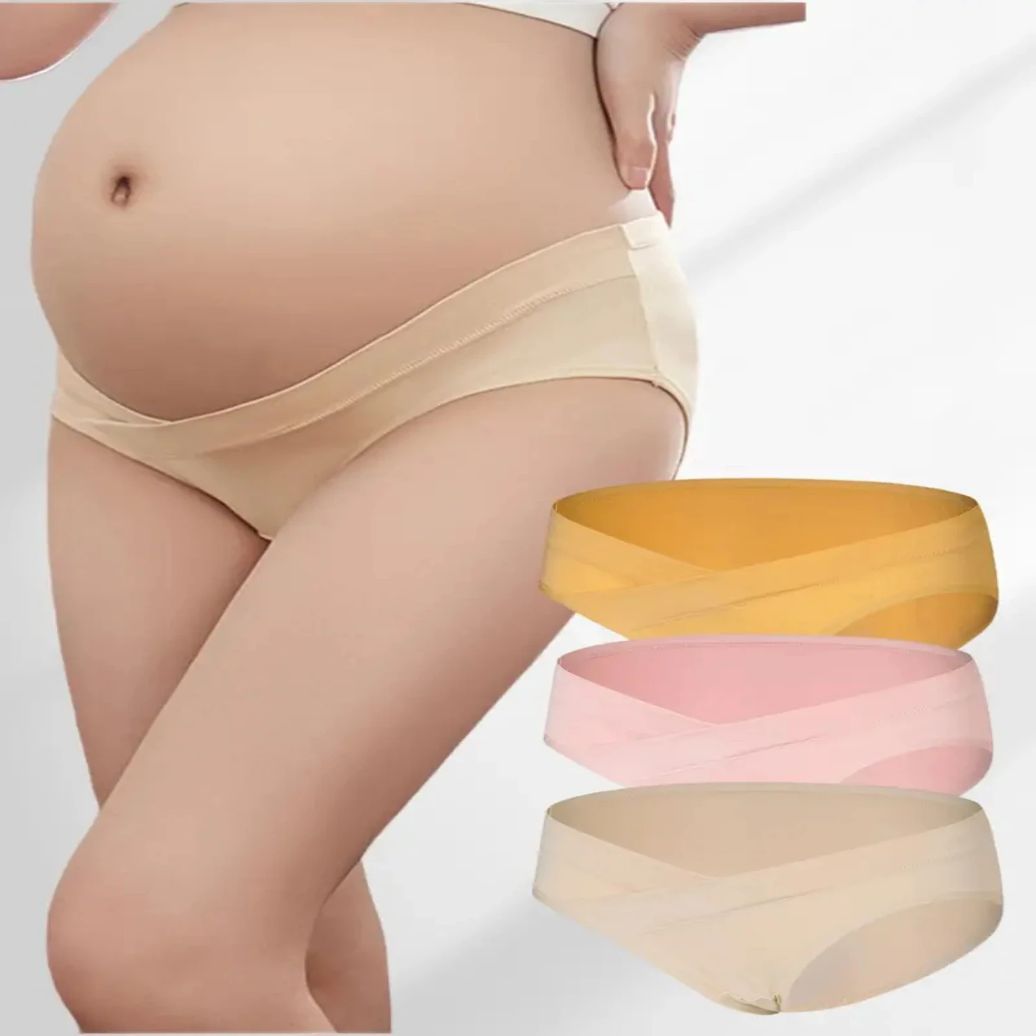 3pcs Women's Pregnant Nursing Panties, Cotton Breathable Plus Size Low Waist Underwear
3pcs Women's Pregnant Nursing Panties, Cotton Breathable Plus Size Low Waist Underwear