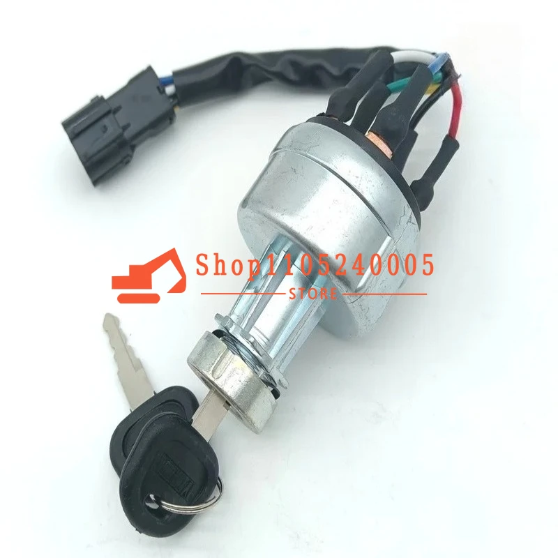 21E6-10430 For HY R200-5 R210-5 R210-7 Excavator Ignition Start Switch 21N4-10401 21N4-10400 21E610430 21N410401 21N410400
21E6-10430 For HY R200-5 R210-5 R210-7 Excavator Ignition Start Switch 21N4-10401 21N4-10400 21E610430 21N410401 21N410400