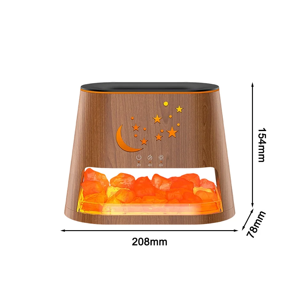 Salt Stone Lamp Humidifier with Flame Effect and Timer Combining Air Purification and Aromatherapy in a Quiet Device
Salt Stone Lamp Humidifier with Flame Effect and Timer Combining Air Purification and Aromatherapy in a Quiet Device