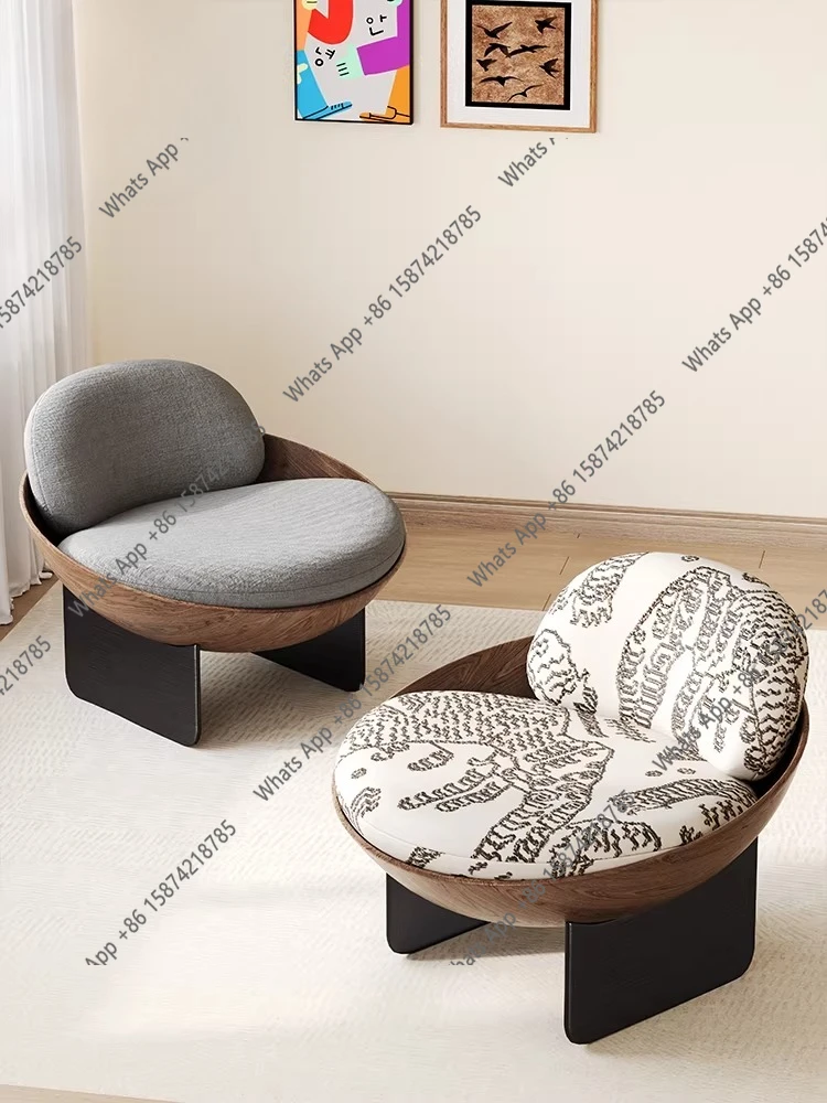 Retro single sofa chair living room balcony leisure chair light luxury high sense designer small eggshell chair
Retro single sofa chair living room balcony leisure chair light luxury high sense designer small eggshell chair