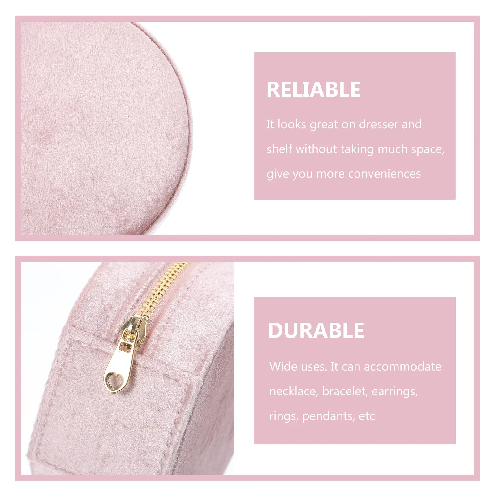 Портативная круглая шкатулка для украшений, маленький дорожный органайзер для ювелирных изделий, мини-футляр для хранения ожерелий, серег, колец, компактное хранилище
Портативная круглая шкатулка для украшений, маленький дорожный органайзер для ювелирных изделий, мини-футляр для хранения ожерелий, серег, колец, компактное хранилище