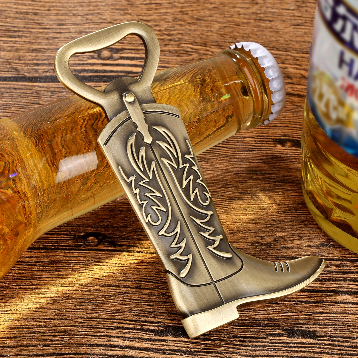 Men's Cowboy Boots Bottle Opener Steampunk Metal Beer Corkscrew Portable Home Bar Tools Bronze/Gray Boots Openers Gifts for Men
Men's Cowboy Boots Bottle Opener Steampunk Metal Beer Corkscrew Portable Home Bar Tools Bronze/Gray Boots Openers Gifts for Men