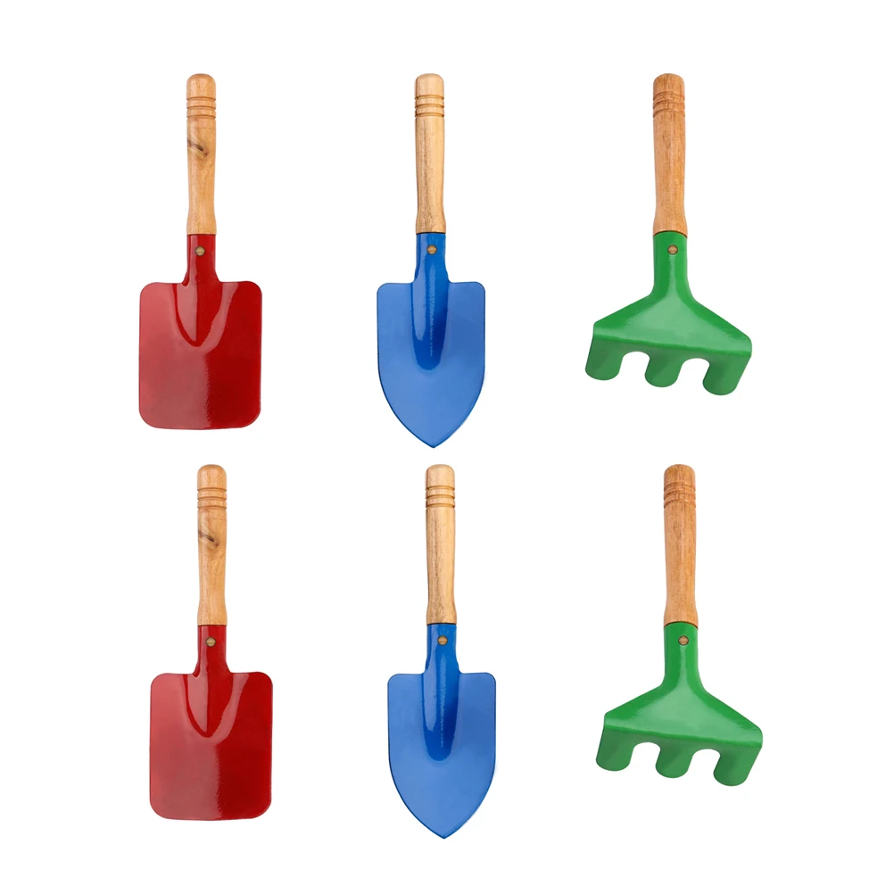 /6 Pcs Children Garden Tool Iron Shovel Trowel Rake Colored Printed Hand Tools with Wooden Handle for Kids Child Girl
/6 Pcs Children Garden Tool Iron Shovel Trowel Rake Colored Printed Hand Tools with Wooden Handle for Kids Child Girl