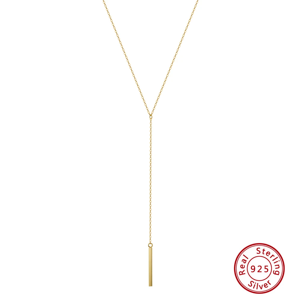 KISS MANDY Classic 925 Sterling Silver Lariat Necklace for Women Boho Simple Y Shape Choker Chain Dainty Jewelry Gift BQN40
KISS MANDY Classic 925 Sterling Silver Lariat Necklace for Women Boho Simple Y Shape Choker Chain Dainty Jewelry Gift BQN40